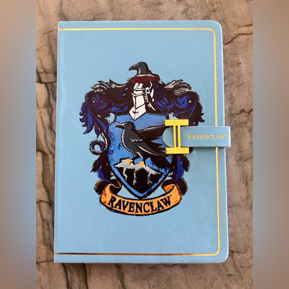 Ravenclaw Blue Notebook with Crest